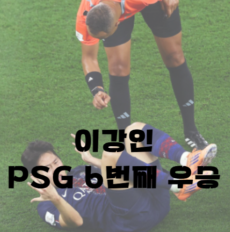 <b>이강인</b> 30분 만에 <b>부상</b> 교체 PSG는 결국 시즌 6번째 우승