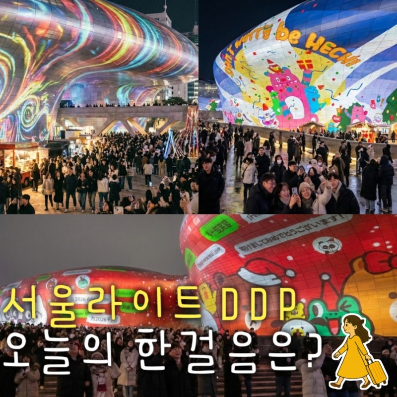 서울라이트 ddp 2025 겨울 예약 기간 시간 영상 정보 크리스마스
