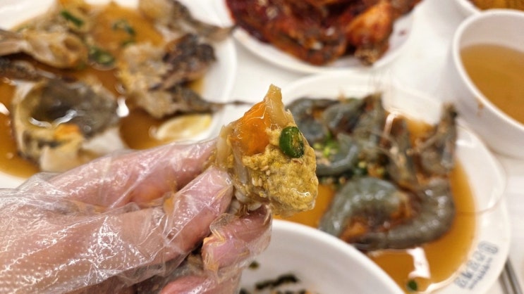  합정 간장게장 명현만간장게장 가성비 좋은 메세나폴리스 알이 꽉찬 게장맛집