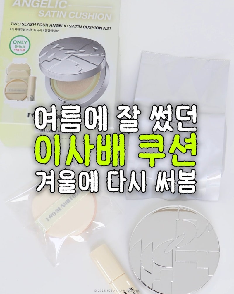 이사배가 만든 투슬래시포 쿠션! 올리브영 쿠션팩트 추천할만함?