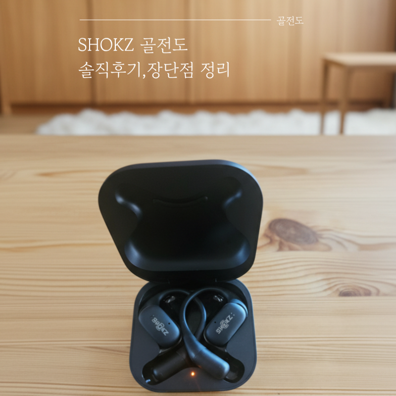(일상)귀 편한 무선이어폰 추천 | SHOKZ 골전도 이어폰 4주 실사용 후기 (착용감/음질/단점)
