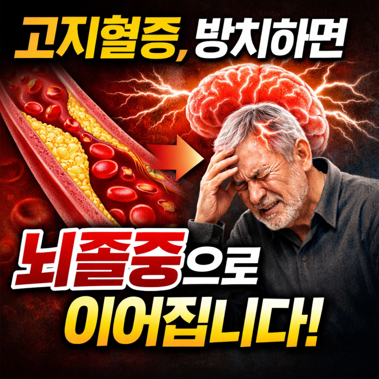  고지혈증이 뇌졸중 위험에 미치는 영향｜혈관이 보내는 가장 위험한 신호