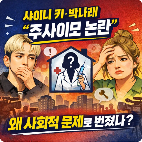 샤이니 키 박나래 주사이모 논란 정리 왜 사회적 문제로 번졌을까