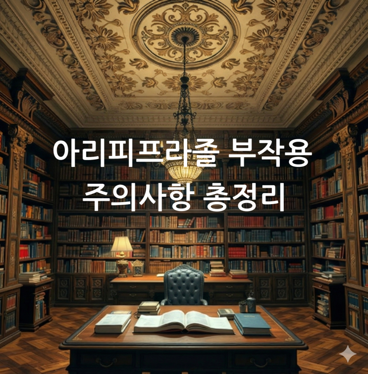  아리피프라졸 부작용 주의사항 총정리