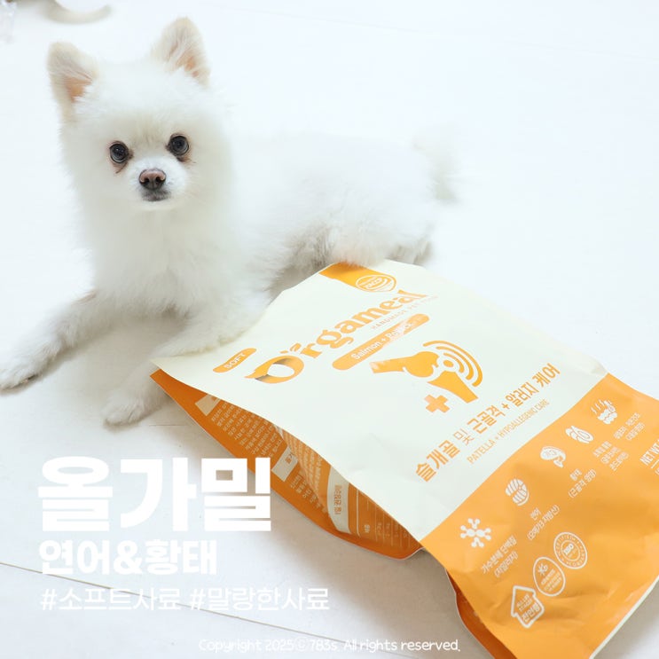  기호성 좋은 말랑한사료 올가밀 소프트