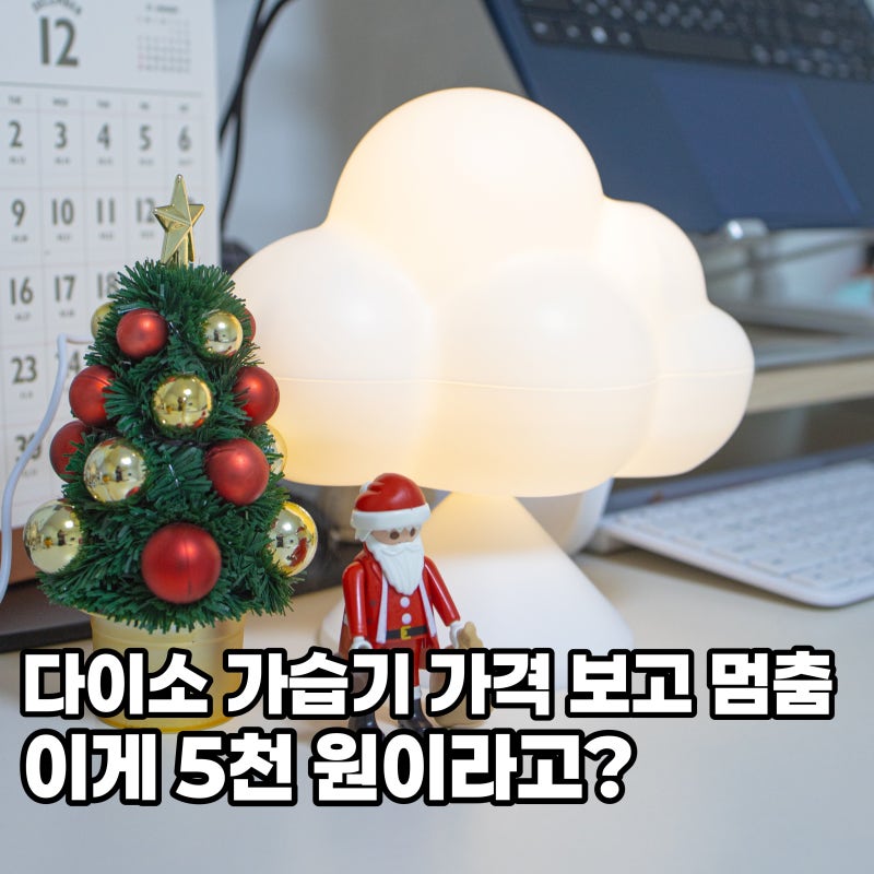 다이소 미니 가습기 가격 종류 필터 사용법