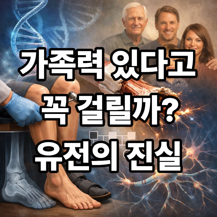  샤르코마리투스병과 유전, 가족력이 증상과 진단에 미치는 영향