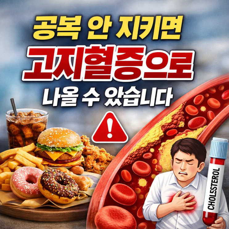  고지혈증 검사, 공복이 중요한 진짜 이유｜헷갈리면 결과가 달라집니다