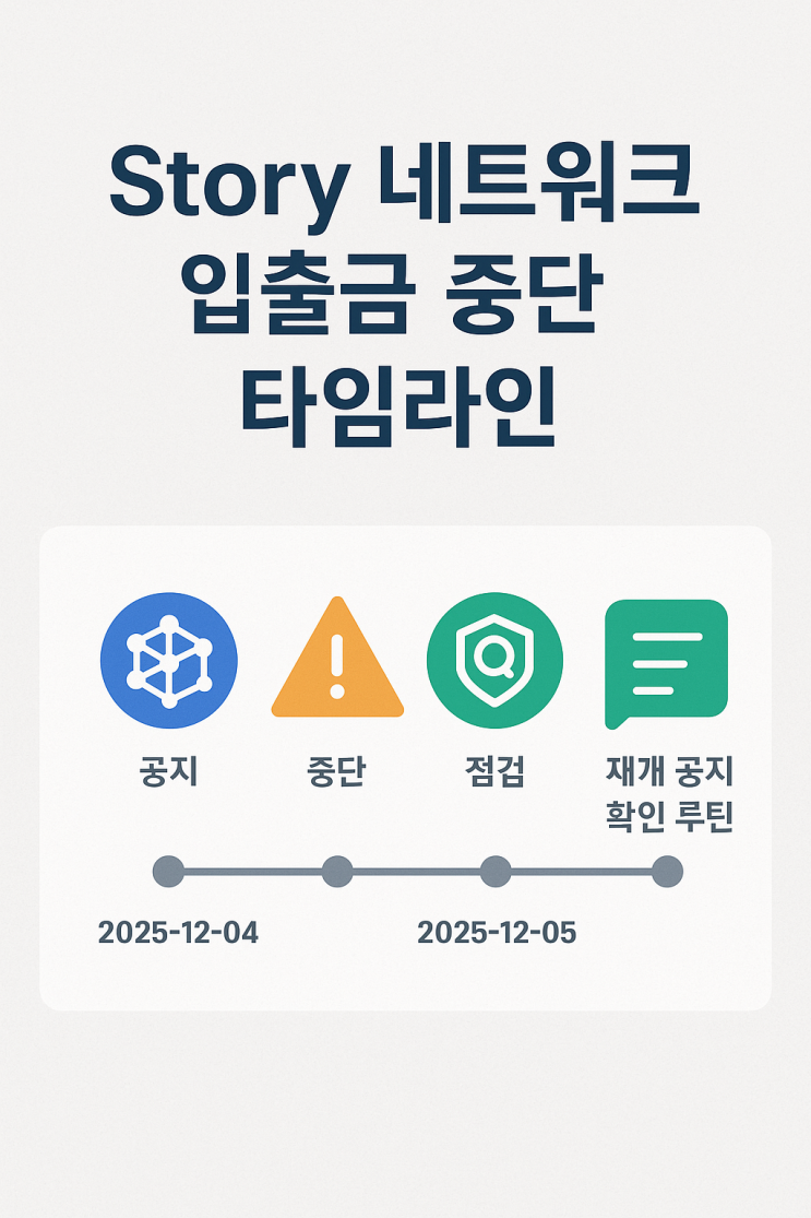  Story 네트워크 하드포크로 입출금 중단·재개 시점 확인 가이드로 거래소 공지만 보고도 실시간 대응하는 법