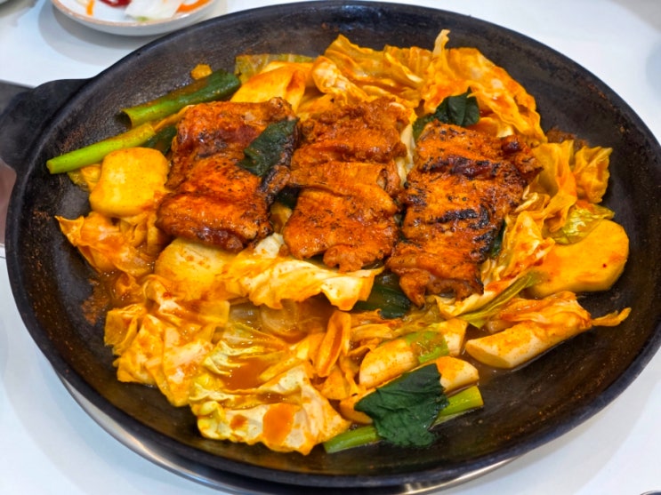  안산 닭갈비 느루집 안산그랑시티자이점 점심 식사 후기