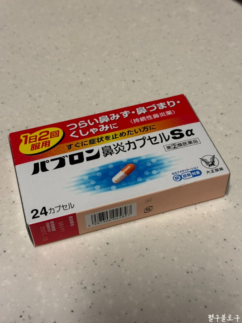 일본 돈키호테 비염약 파브론 비염캡슐sa 후기