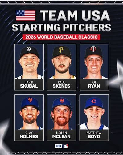  2026 WBC 미국 선발투수 라인업 총정리