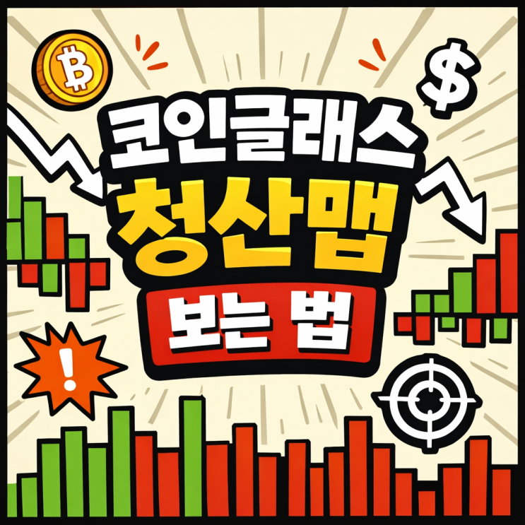  코인글래스 청산맵 보는 법 지지 저항 찾는 비법 (세력이 개미 털어먹는 위치)