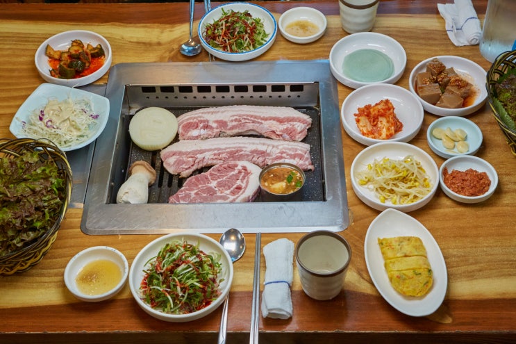  제주 흑돼지 가격 괜찮던 어매흑돼지 제주 연동 점심 맛집