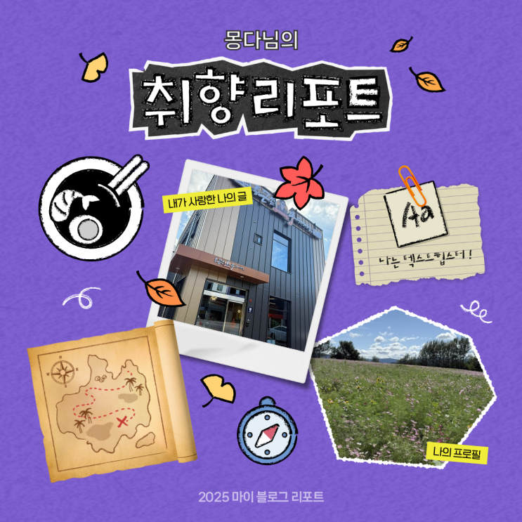  [2025 마이 블로그 리포트] 데이터로 채워보는 내 블로그 취향 리포트