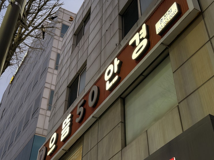   춘천 안경 가격 실화? 1층 대신 2층이라 더 저렴한 '으뜸50안경' 방문기 (주차/상품권 꿀팁) 