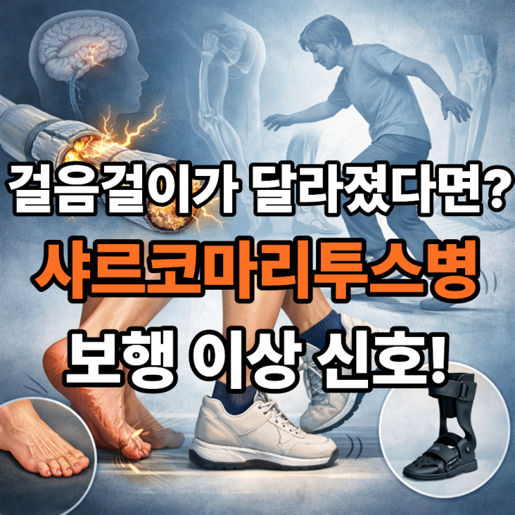   샤르코마리투스병 보행 이상, 걸음걸이가 변하는 이유는?