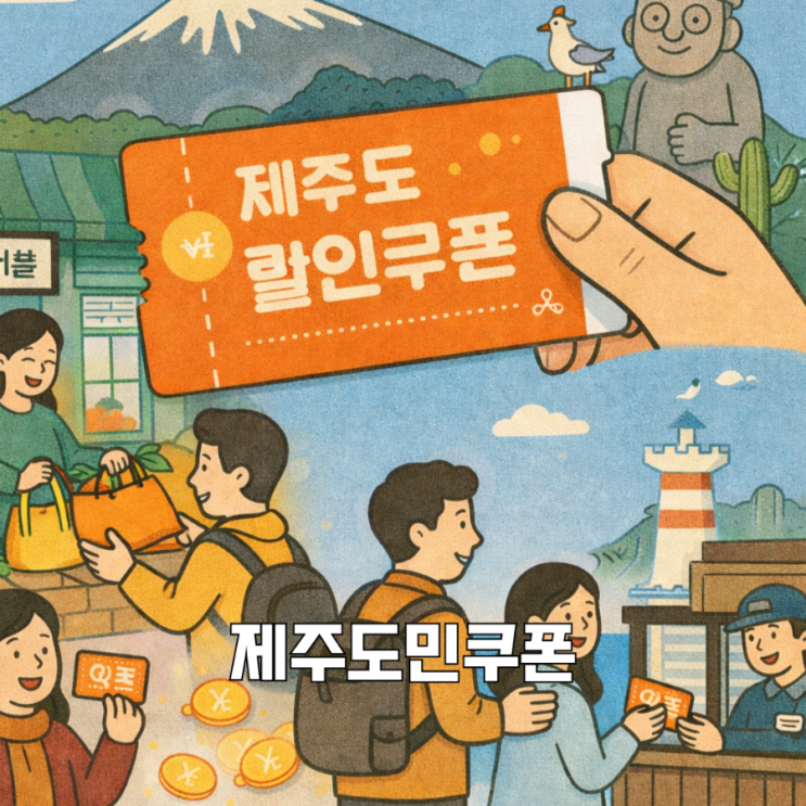  제주도민쿠폰 하나로 도민할인 끝내기