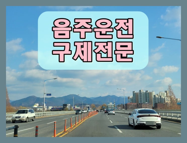 전국 음주운전 행정사 0.036% 면허취소 2년 실화?