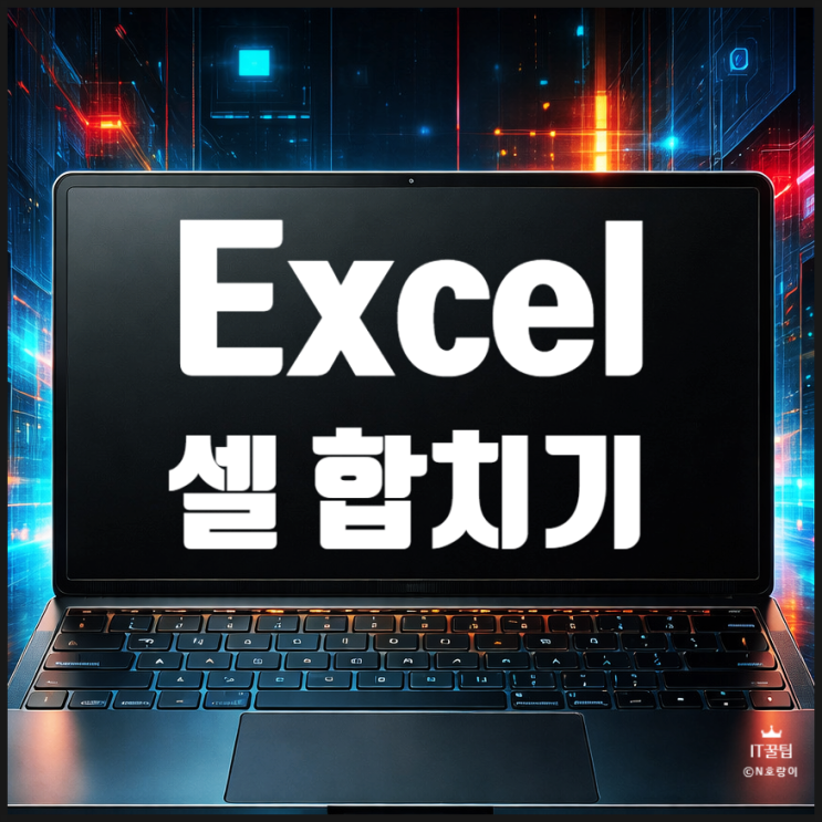  엑셀 셀 합치기 기본 방법 및 단축키 활용하는 법