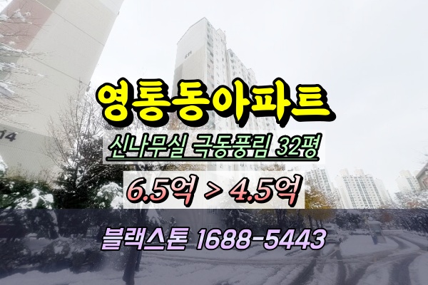  영통동아파트경매 신나무실 극동풍림 32평