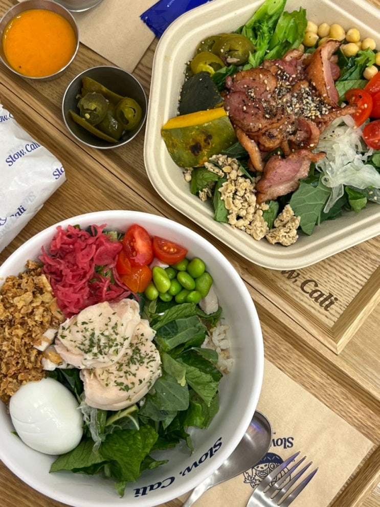  부천시청역 맛집 슬로우캘리 신중동점 포케로 다이어트 맛있게 해요!