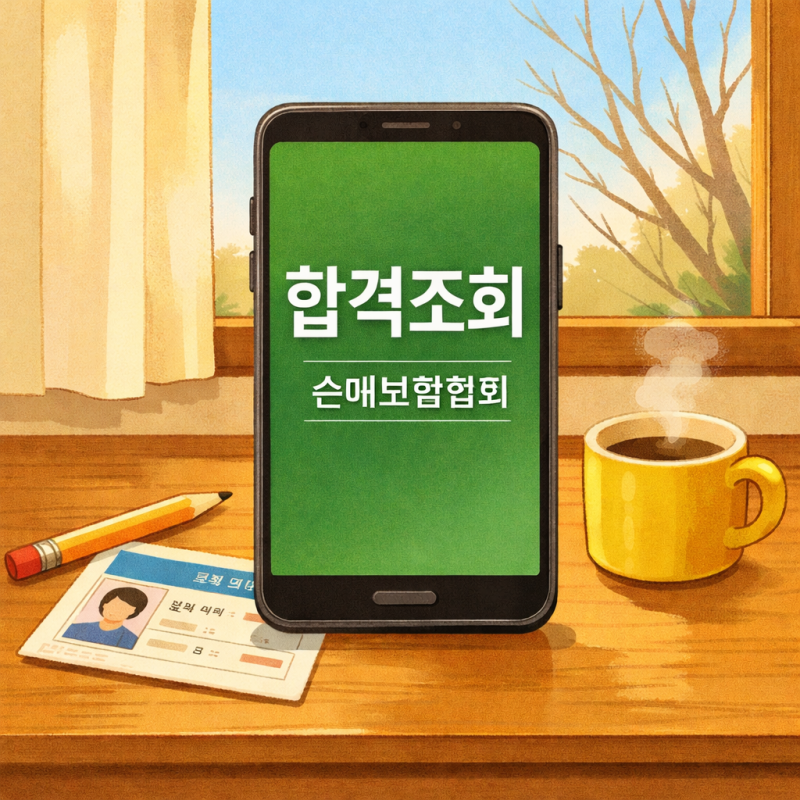 손해보험협회 합격조회 홈페이지 빠르게 찾기