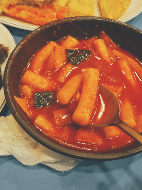  망우동 떡볶이골목 꼬르륵