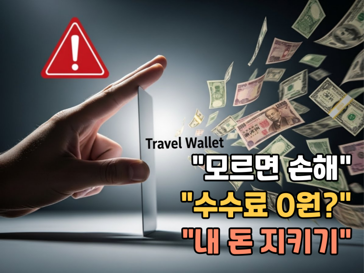  아직도 그냥 긁으세요? 여행 고수들은 절대 안 하는 트래블월렛 실수 3가지