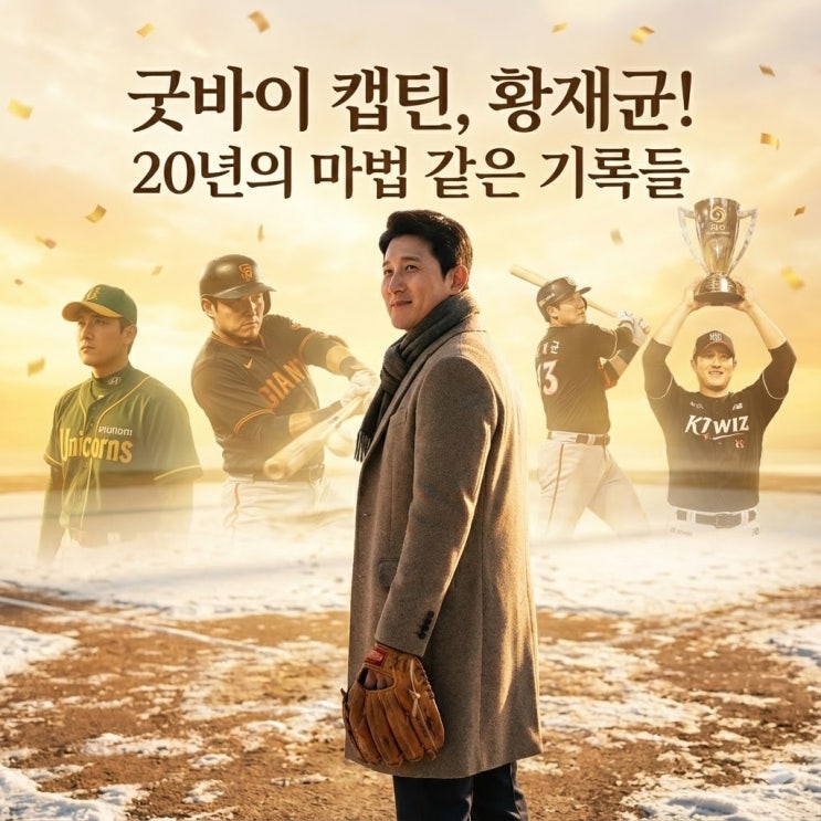  황재균 은퇴 발표, '마지막 현대맨'이 남긴 20년 기록과 전격 은퇴 결정 이유