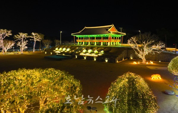  보성군, 열선루에서 이순신 장군의 결의..빛이 되어 나리다