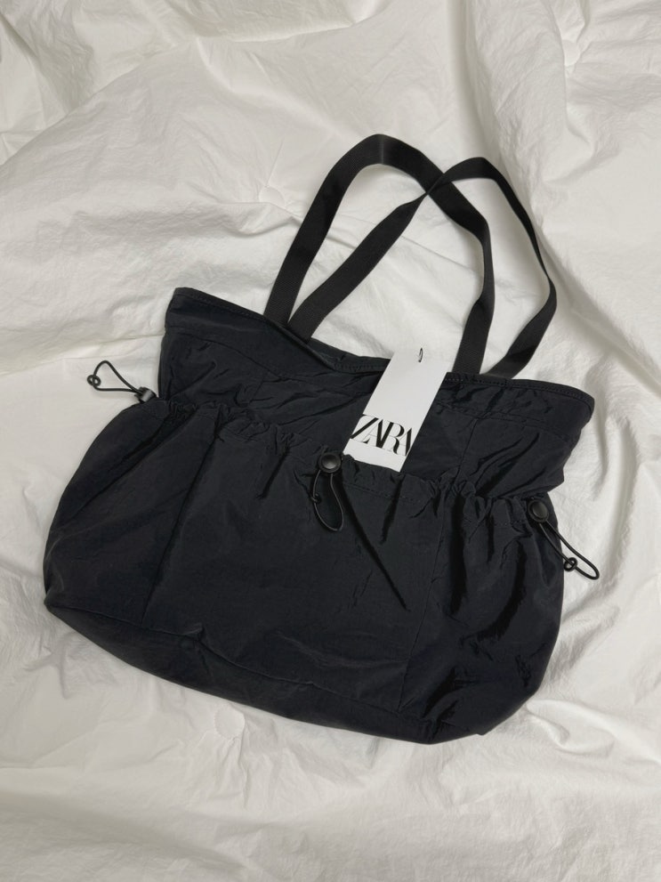  자라:ZARA | 나일론 숄더백 | 보부상 데일리백 추천 | 아기 기저귀 가방 추천 | 내돈내산