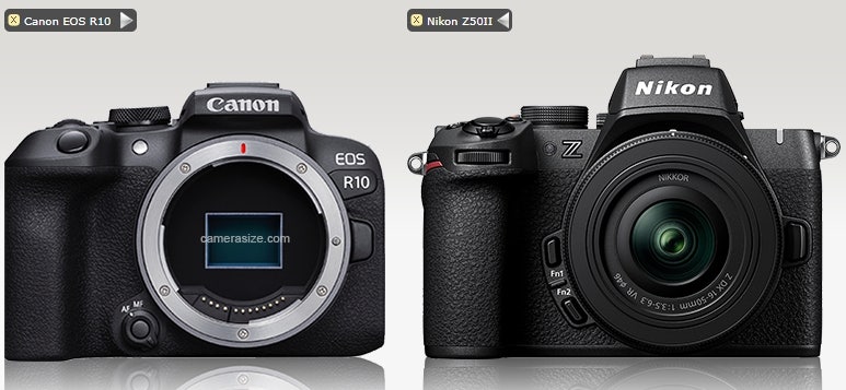 캐논 R10과 니콘 Z50 II의 스펙 비교 결론, 캐논 R10 추천!!