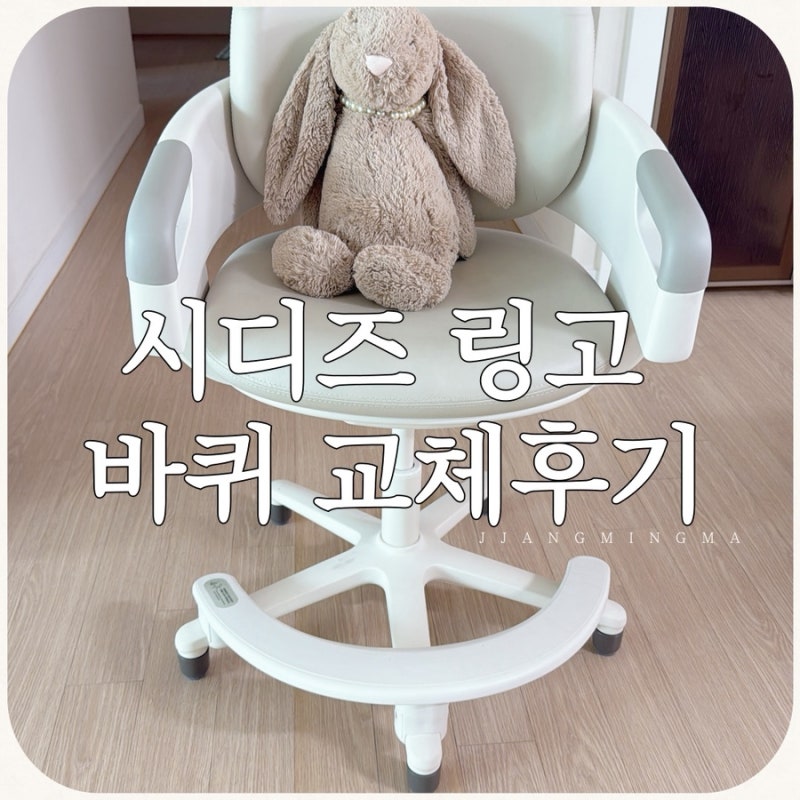 시디즈 링고 의자 바퀴 교체 후기｜굴러다녀서 글라이드 B형으로 바꾼 이유