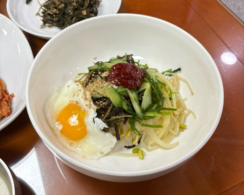포항 보경사 산채비빔밥 맛집 진주식당