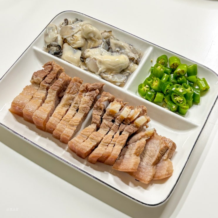  삼겹살 수육 삶는법 시간 보쌈용 고기 김장김치 요리