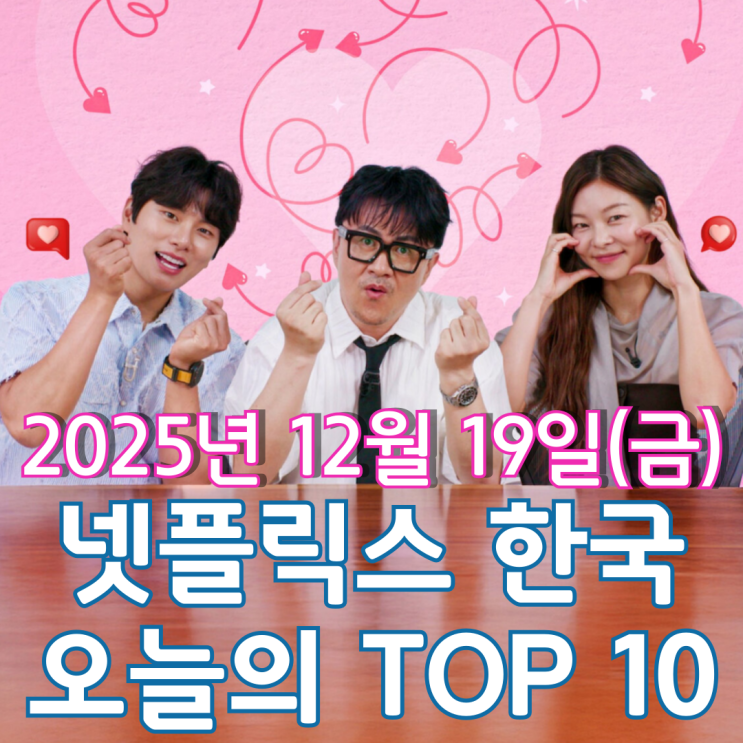  [넷플릭스 한국] 오늘의 TOP 10 - 2025년 12월 19일(금)