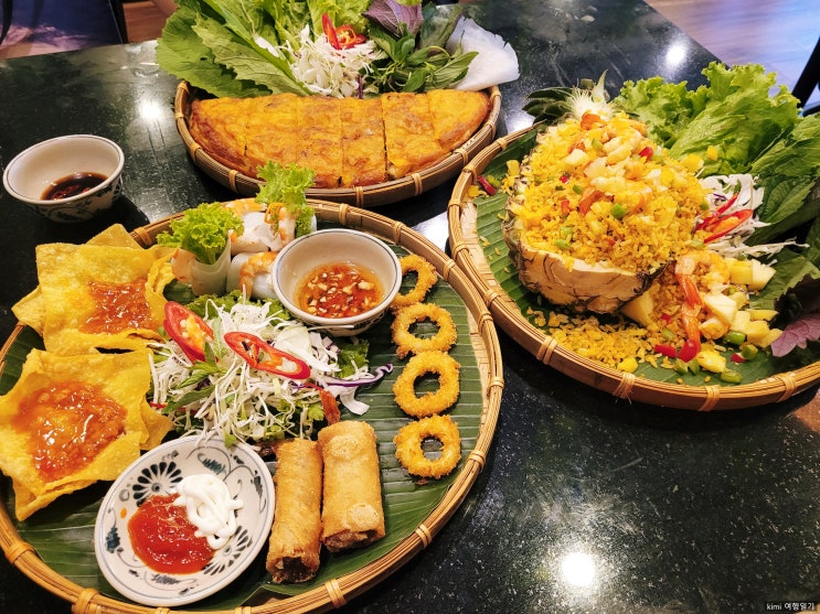  나트랑 시내 맛집 반쎄오 에어컨 야시장 현지 식당 마담퀸