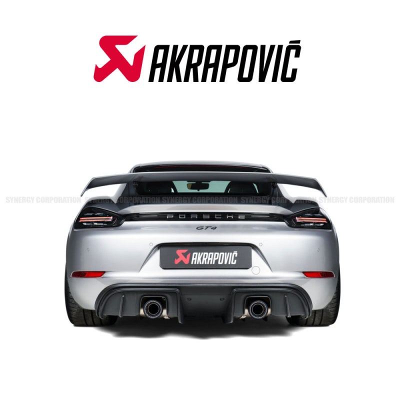 포르쉐 718 박스터 4.0 GTS 아크라포빅 배기 머플러 시스템 소개 – Akrapovič Slip-On Race Line (스퀴....
