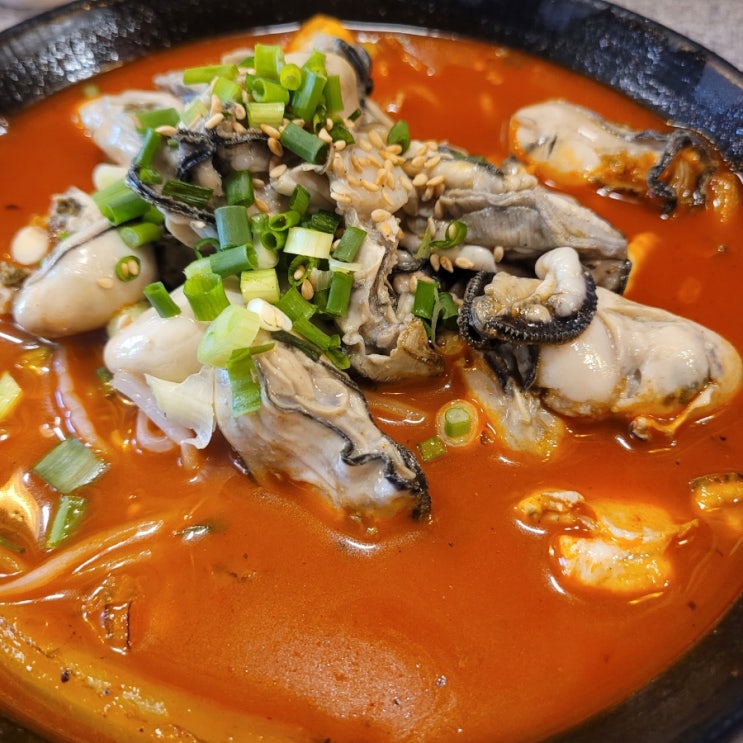  송파나루역맛집: [마차이짬뽕 방이점] '통영 굴 폭탄 짬뽕'후기 / 맛있어요!