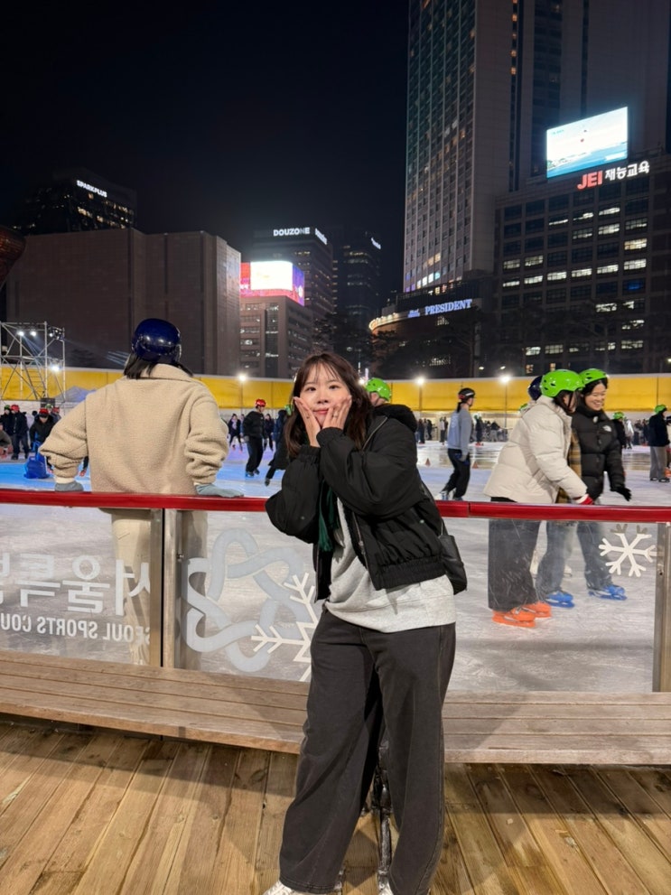 서울시청 스케이트장 12/19... 무료 입장 <b>서울광장 스케이트</b> 후기