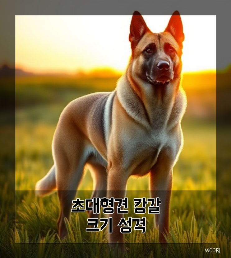  초대형견 캉갈 크기 성격 및 주의할점