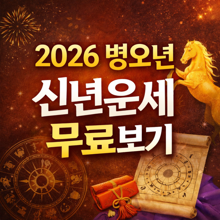  신년운세 2026 무료 보는 곳｜네이버 포스텔러 병오년 운세 정리