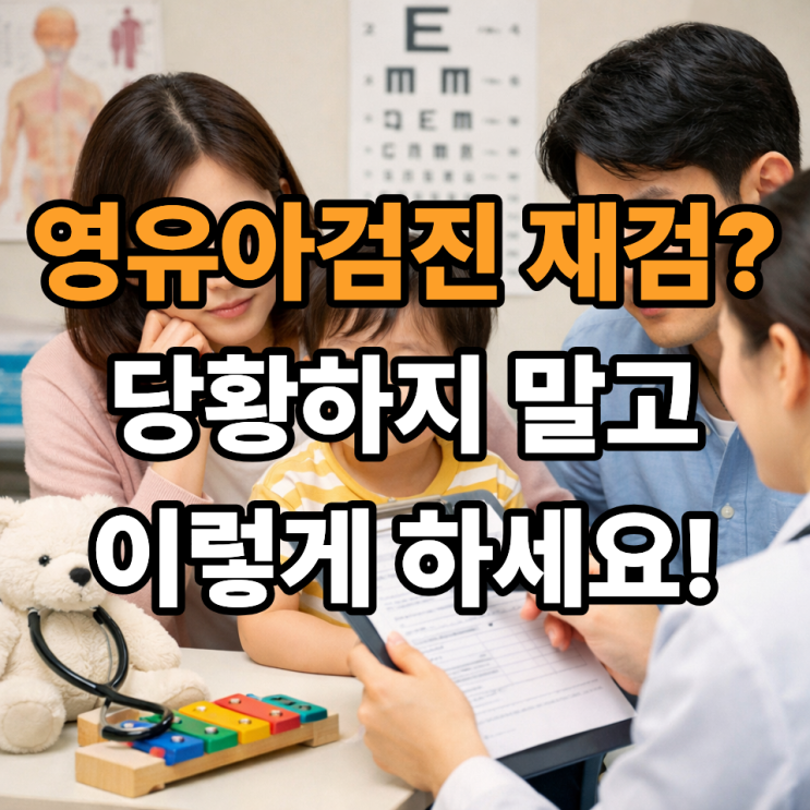   영유아검진 재검 안내 받았을 때 대처 방법｜부모가 꼭 알아야 할 체크포인트