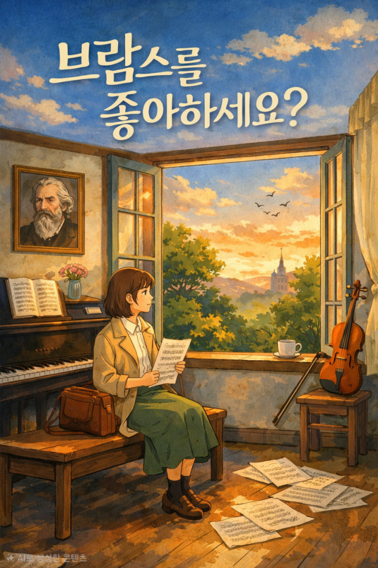  [서평] 책 『브람스를 좋아하세요?』 후기 – 사강이 그린 사랑의 온도 차