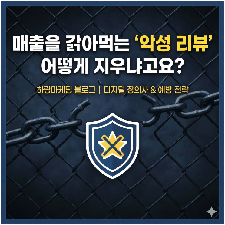  매출 갉아먹는 악성 리뷰 삭제 신고 방법 3단계