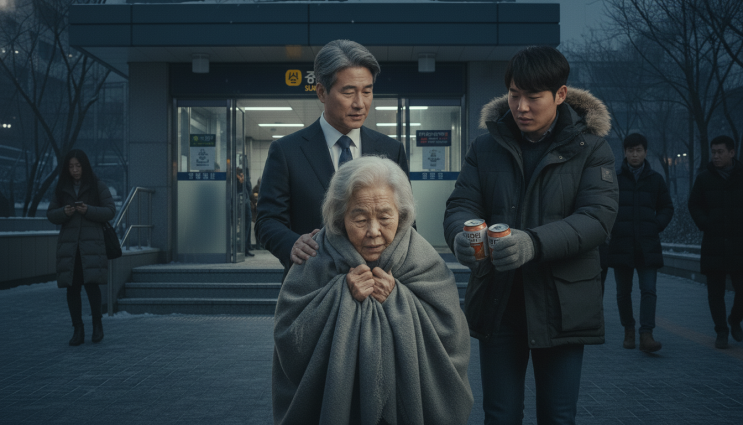  겨울 아침, 그 남자의 작은 친절이 만든 기적 – 오디오북 ‘겨울 길에서 손을 내민 남자’ 감상 후기
