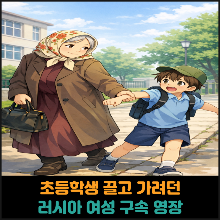  경기도 평택에서 초등학생 끌고 가려던 러시아 여성 구속 영장