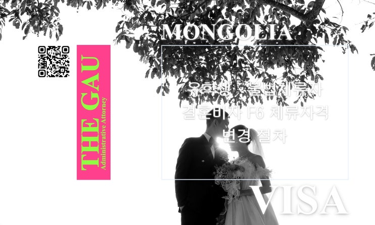  몽골 국적 유학생 또는 불법체류자와의 국제결혼, 결혼비자 F6 체류자격 변경 절차