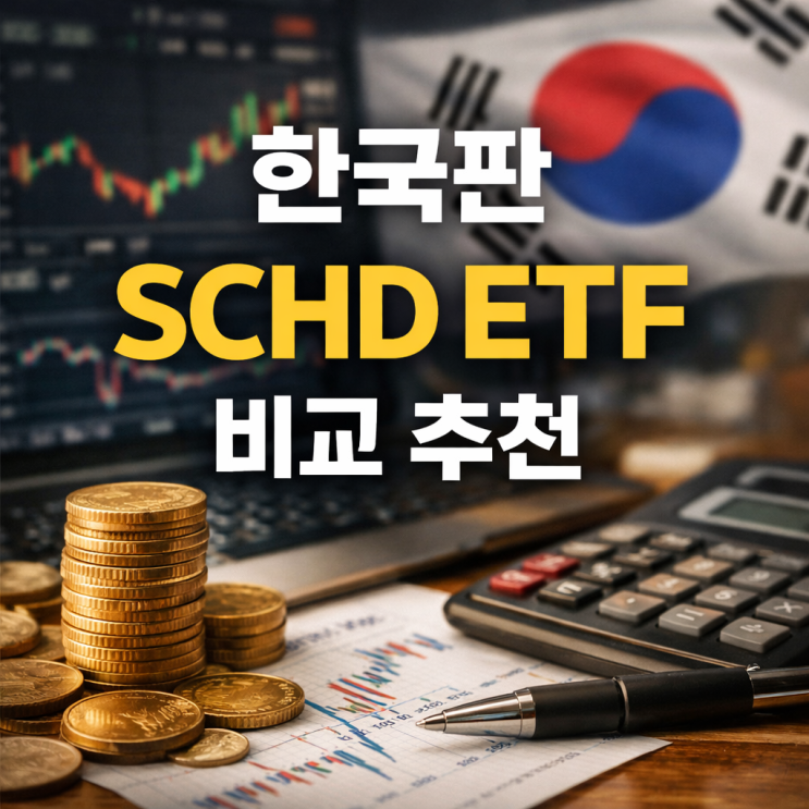  한국판 SCHD ETF 비교 추천 SOL TIGER 수수료 배당률 (연금저축 월배당의 기적)